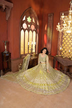 Lehenga Mart Designer Wedding Lehenga Choli For Women - Parrot Green