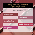 Good Vibes HydraGlow Creme Lipstick - Party Red