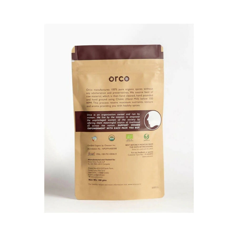 Orco Organic Black Pepper Whole - Distacart