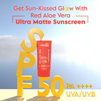 Clensta Red Aloe Vera Ultra Matte Sunscreen SPF 50