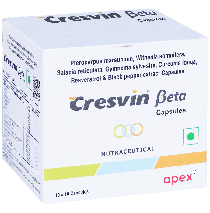 Apex Cresvin Beta Capsules - Distacart