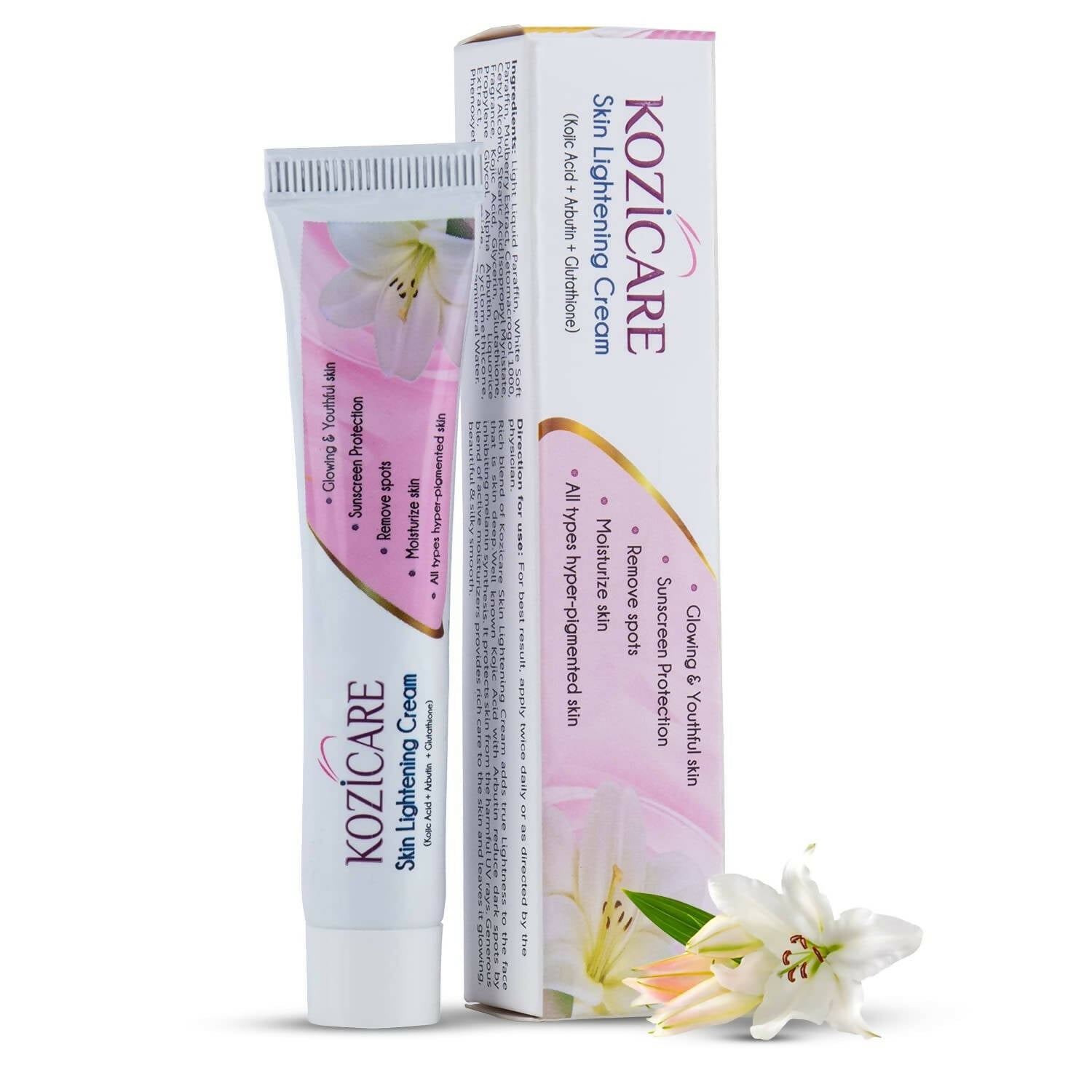 Healthvit Kozicare Skin Lightening Cream - Distacart