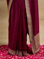 kasee Embroidered Pure Silk Saree - Distacart