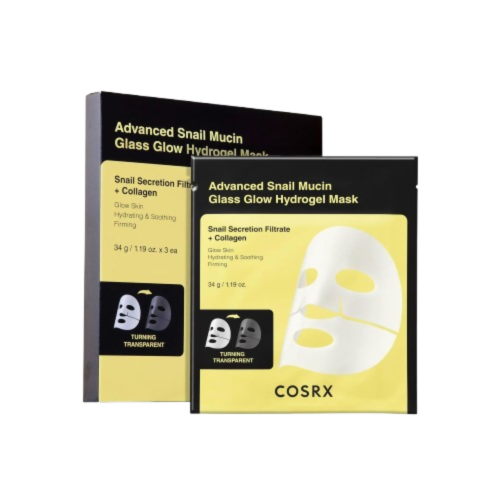 Cosrx Advanced Snail Mucin Glass Glow Hydrogel Mask