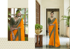 Vamika Mustard Royal Vichitra Silk Sequins,Coding And Thread Multi Work And Havy Work Border Saree