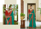 Vamika Sky Royal Vichitra Silk Sequins,Coding And Thread Multi Work And Havy Work Border Saree