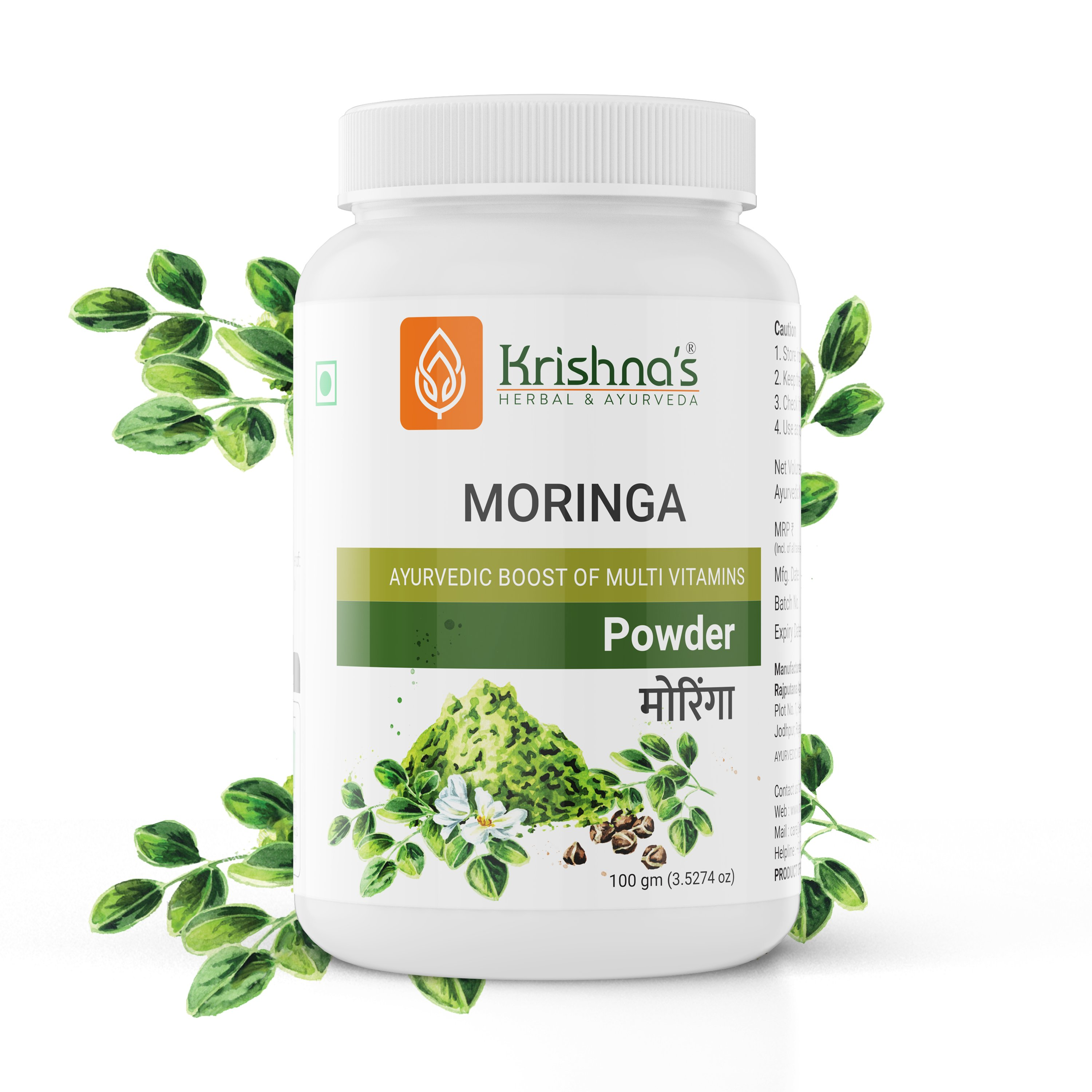 Krishna'S Herbal & Ayurveda Moringa Powder - Distacart