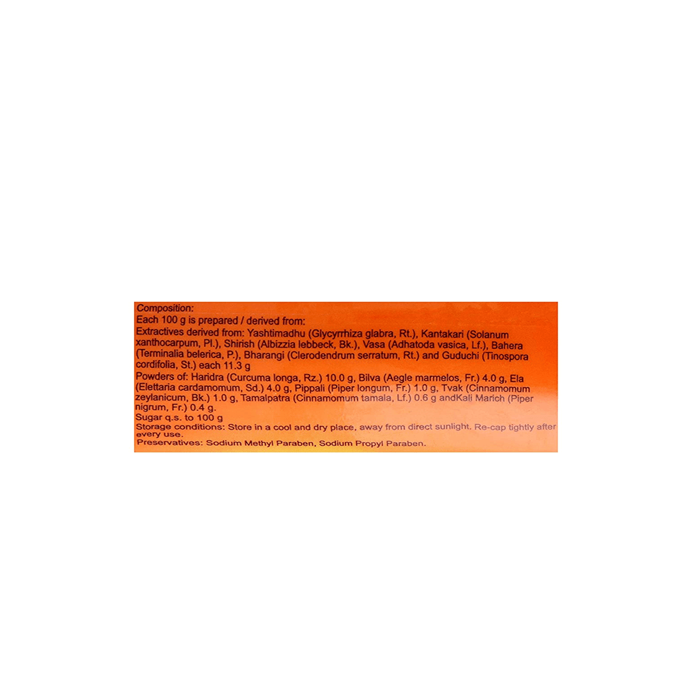 Dabur Shwaasamrit Composition