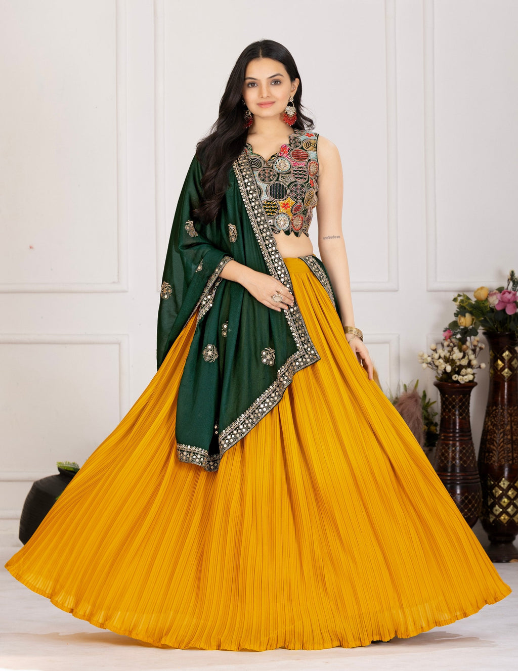 Lehenga Mart Designer Wedding Lehenga choli for Women - Multicolor