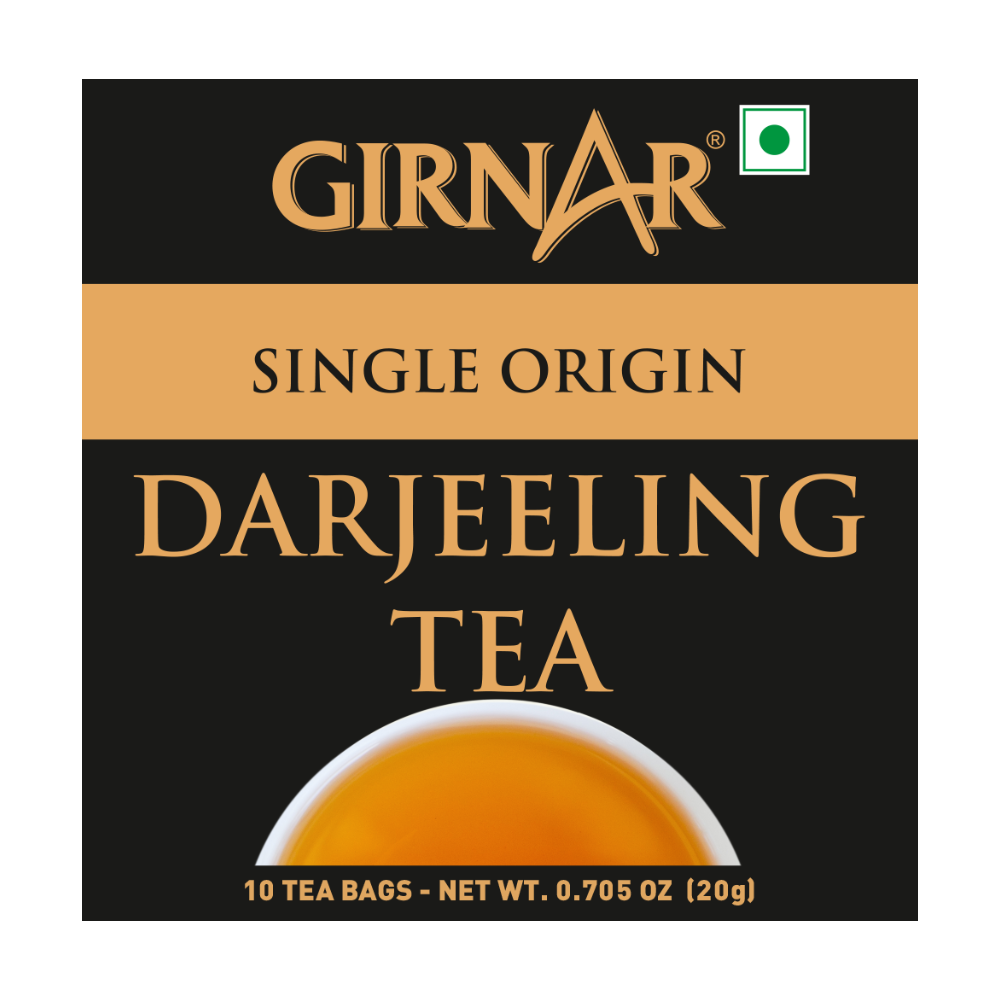 Girnar Single Origin Black Tea Bags - Darjeeling Tea - Distacart