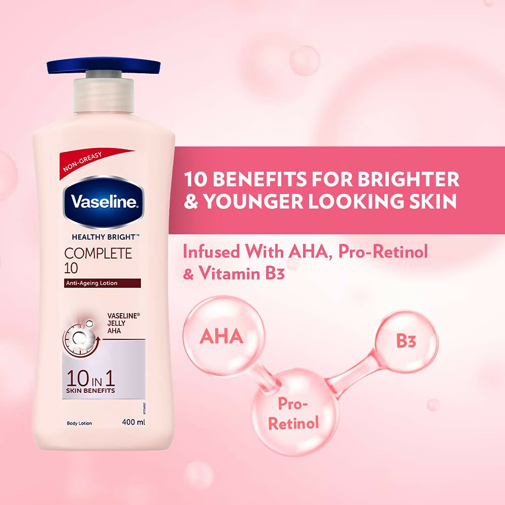Vaseline Healthy Bright Daily Brightening & Complete 10 Body Lotion Combo
