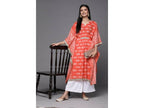 Ahalyaa Women's Traditional wear Kurta Set - Rust