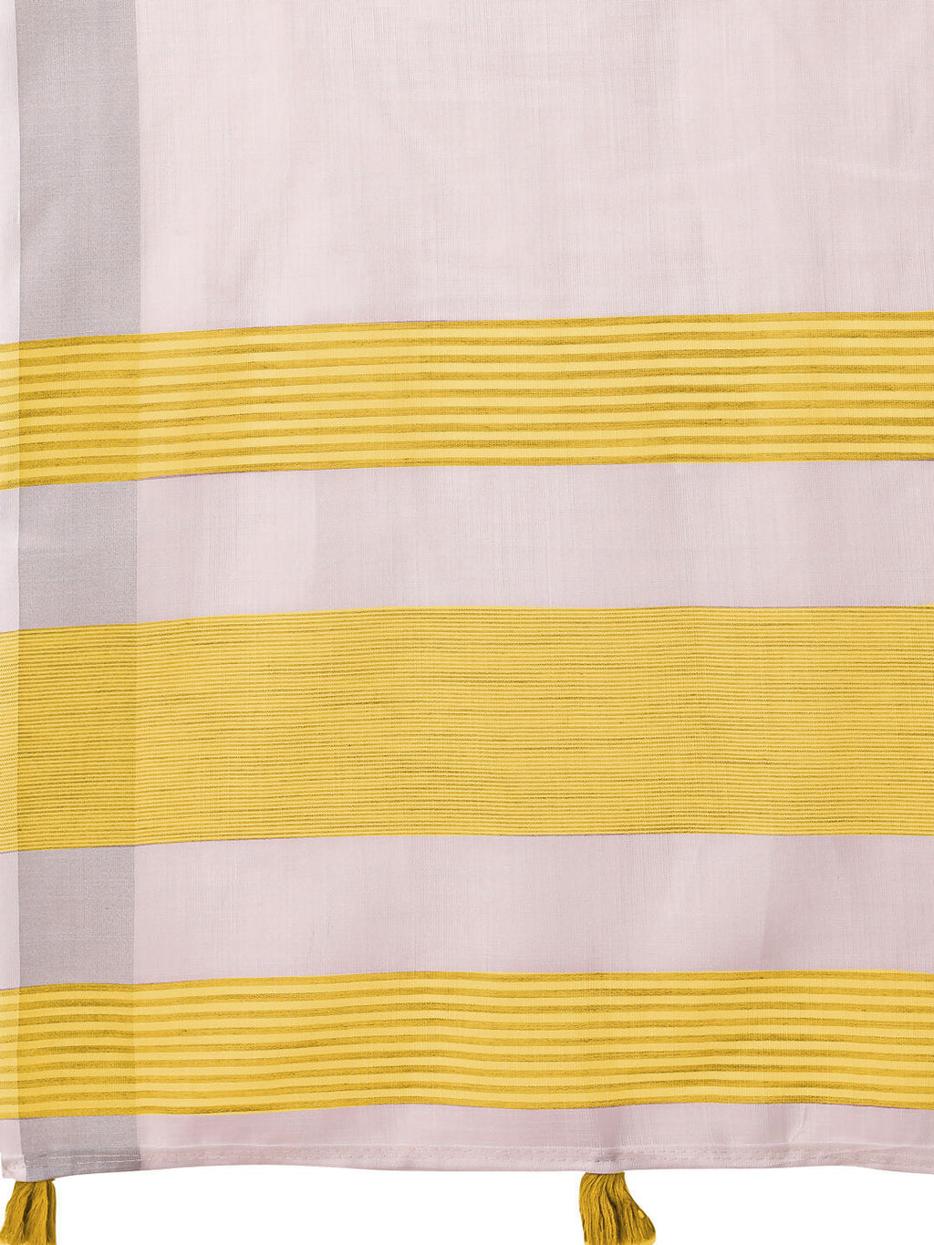 Shree Shyam Fashion The White Loom White Linen Cotton Saree