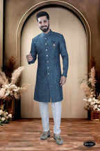 Joban Fashion Men's Blue TR Kurta with Pyjama