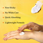 Globus Remedies Morfair Sunscreen SPF 50 PA+++ with Sunflower & Saffron For Reduces Sunspots & Pigmentation
