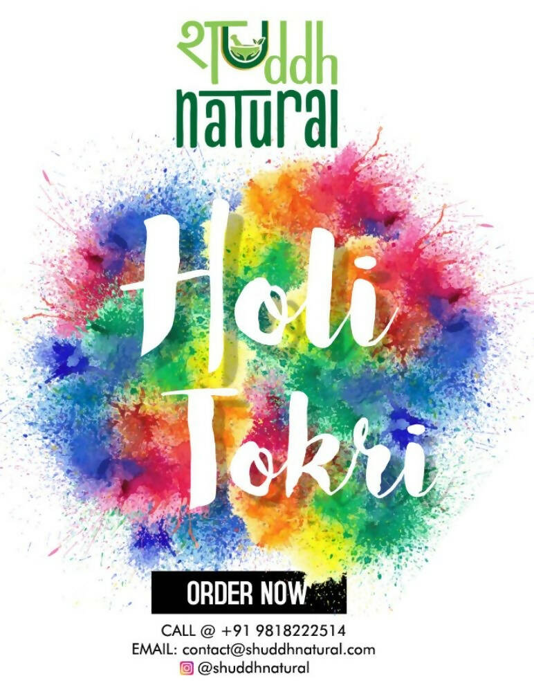 Shuddh Natural Ubtan Based Gulal for Holi - Natural | Multicolour