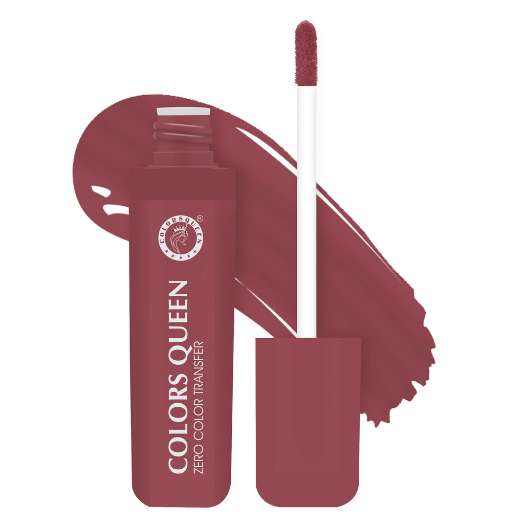 Colors Queen Zero Color Transfer Liquid Lipstick - Velvet Nude