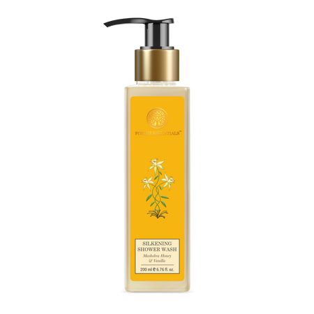 Forest Essentials Travel Size Silkening Shower Wash Mashobra Honey & Vanilla