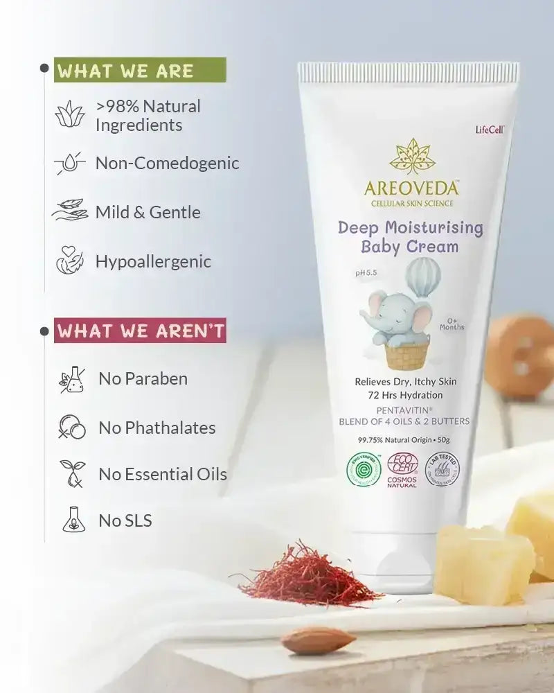 AreoVeda Deep Moisturising Baby Cream