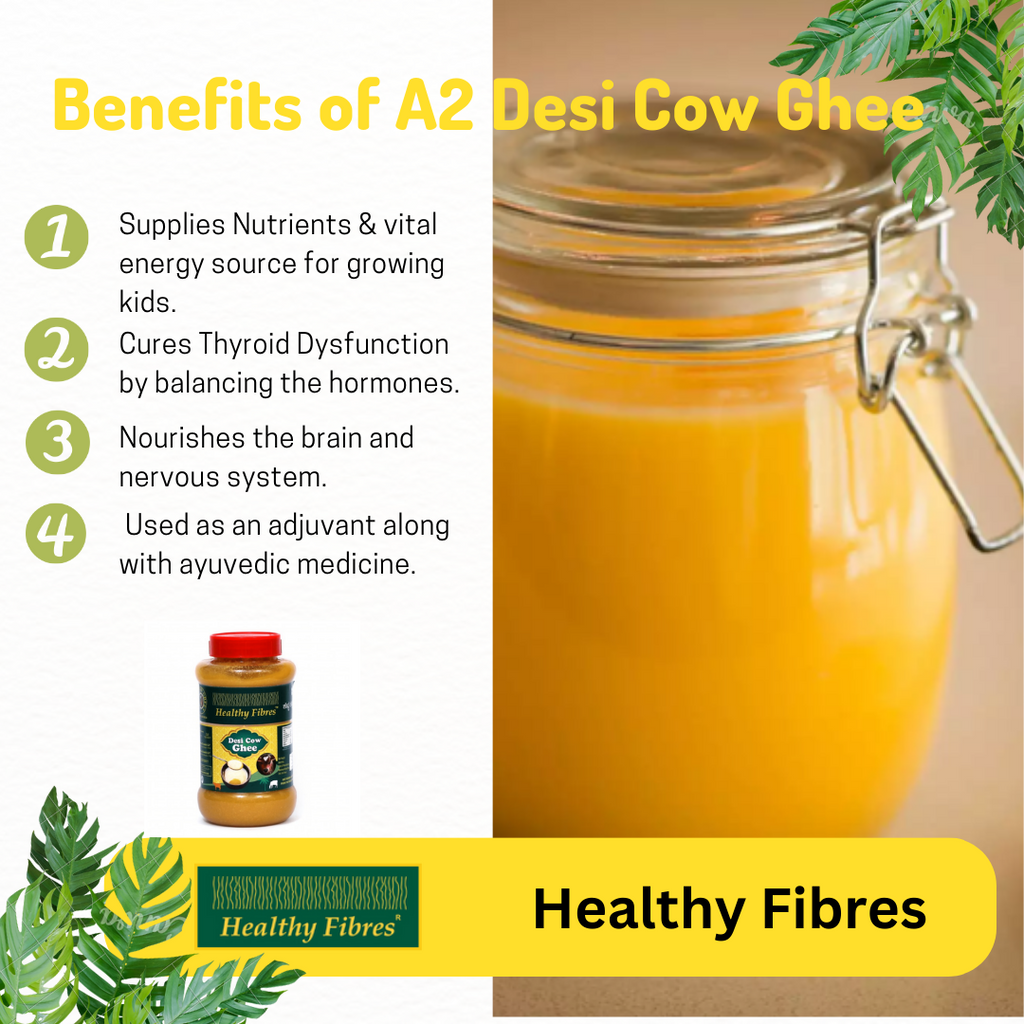 Healthy Fibres Desi Cow Ghee - Distacart
