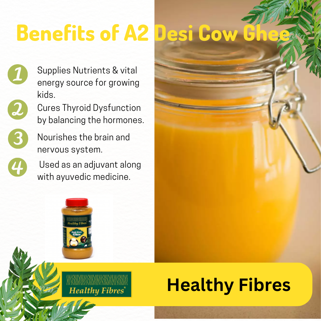 Healthy Fibres Desi Cow Ghee - Distacart