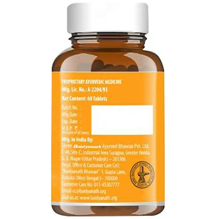 Baidyanath Kolkata Haldi Tablets - Distacart