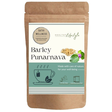 Satvi Wellness Barley Punarnava Tea | Barley Seed With Boerhavia Diffusa Herbal Tea