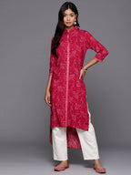 Ahalyaa Women's Traditional wear Kurta - Red