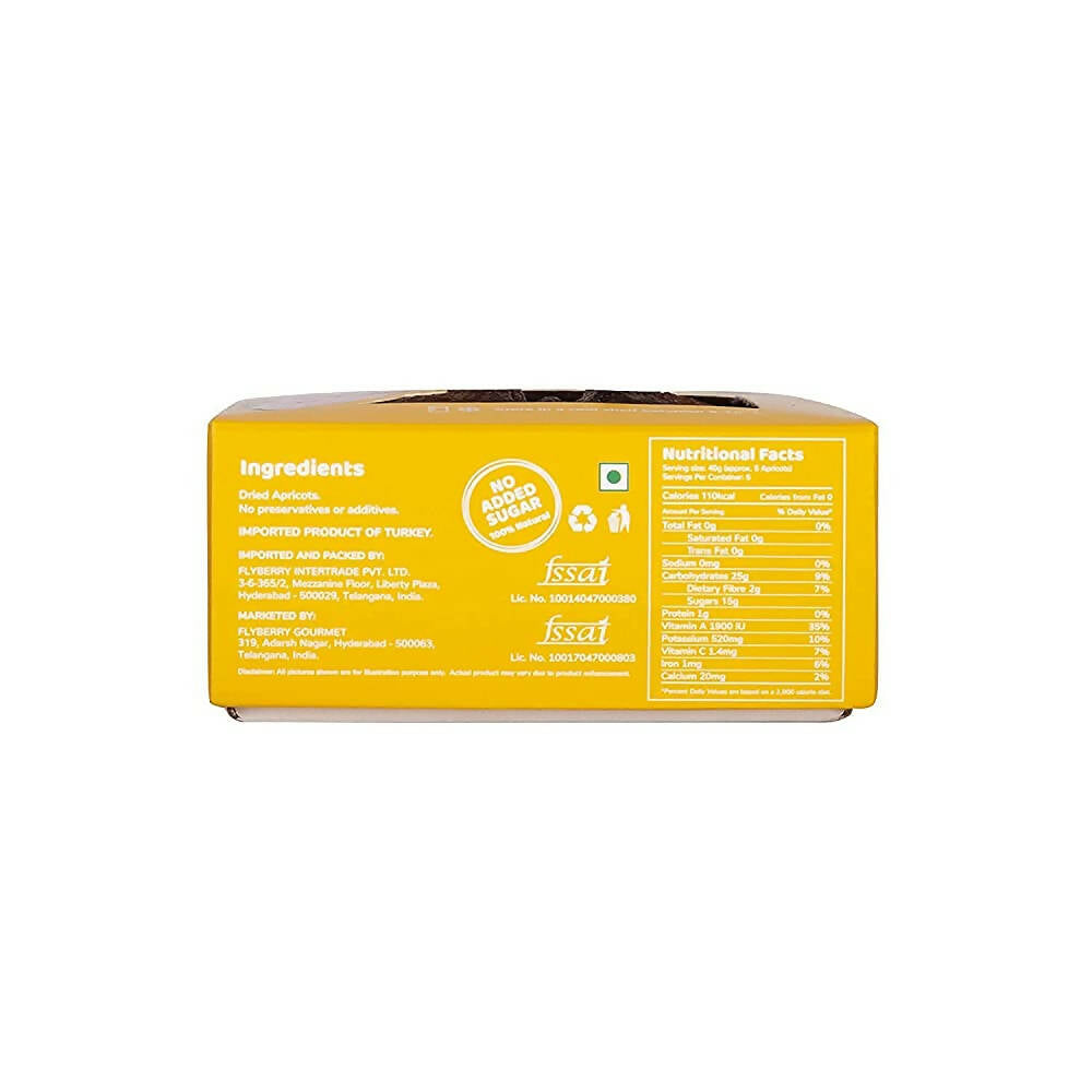 Flyberry Gourmet Dried Apricots (Unsulphured) - Distacart
