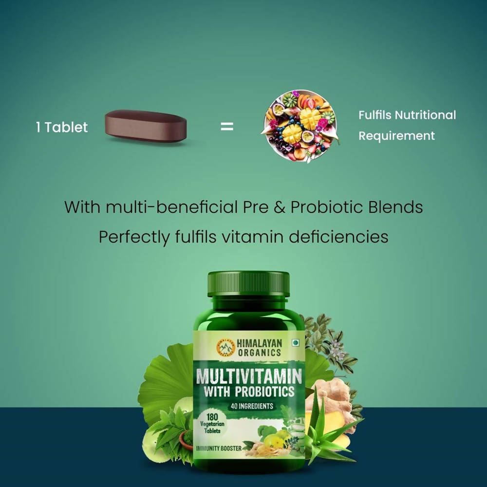 Himalayan Immunity Multivitamin with Probiotics Tablets