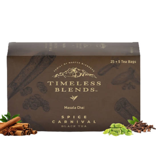 The Hillcart Tales Timeless Blends Spice Carnival Black Tea Bags