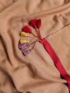 Suta Beige Solid Mul Cotton Saree - Distacart