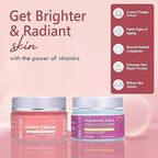 Our Cares Moisturizer With Hyaluronic Acid Vitamin E + Night Cream - Combo