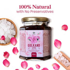 Vanalaya Gulkand Prepared using Sun Cooked Damask Rose & Cardamon