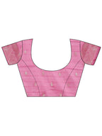 Shree Shyam Fashion Sajni Pink Linen Cotton Saree