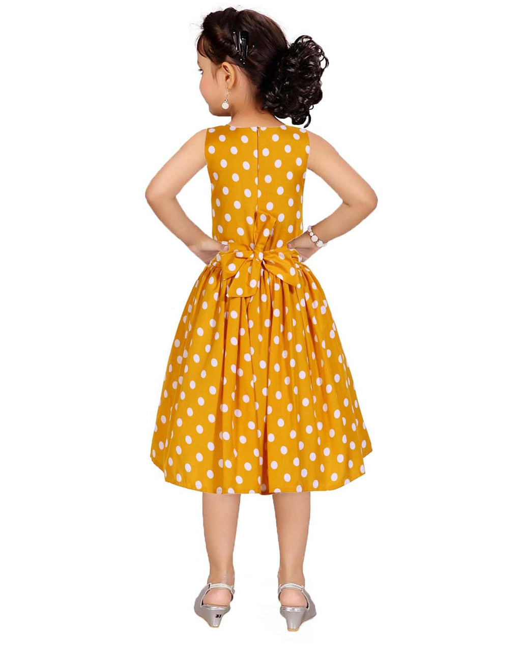 Asmaani Kids Party Wear Stylish Dresses, Perfect for Parties, Functions & Vacations - Yellow