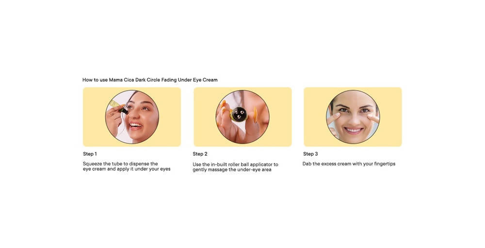 Quench Mama Cica Dark Circle Fading Under Eye Cream - Korean Skincare