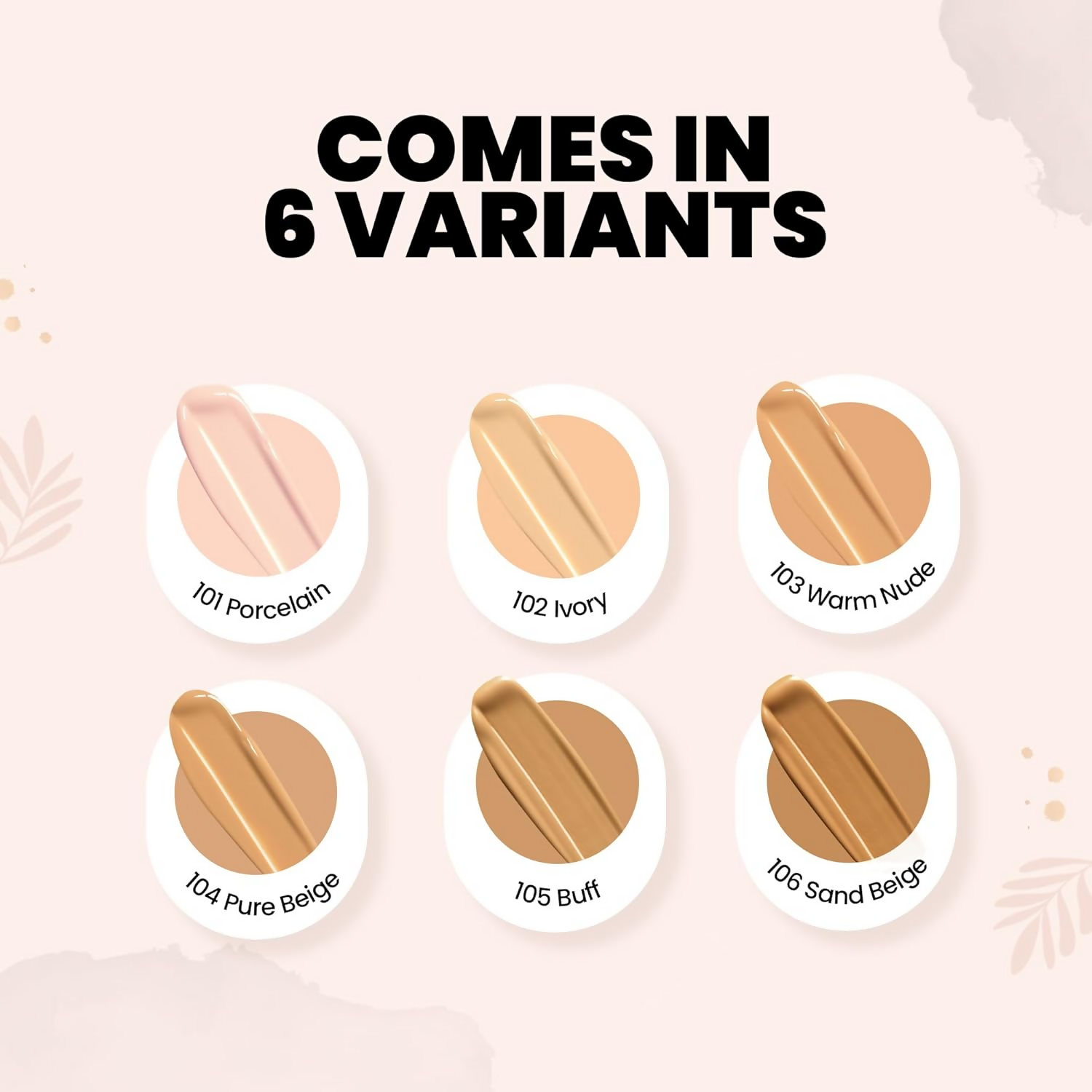 MARS Cosmetics Blossom Soft Matte Full Coverage Foundation - 01 Porcelain