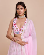 Lehenga Mart Designer Wedding Lehenga Choli For Women - Baby Pink