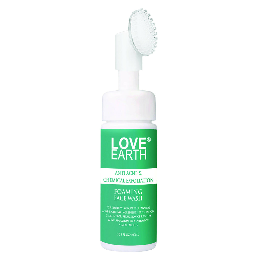 Love Earth Anti Acne & Chemical Exfoliation Foaming Face Wash