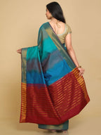 Kalamandir Woven Design Ikkat Print Multi Color Uppada Saree