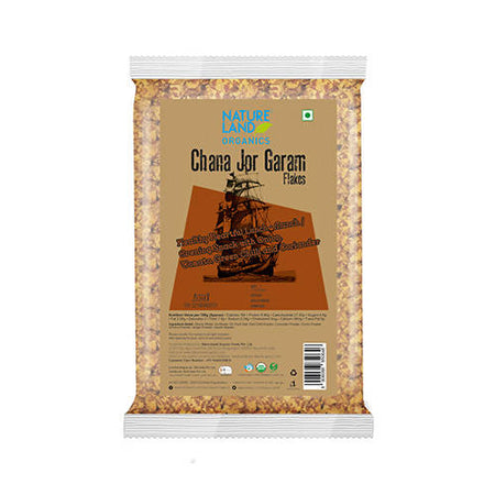 Nature Land Organics Chana Jor Garam Flakes