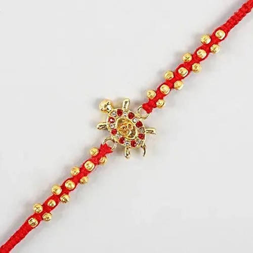 Meru Designer Rakhi And Cashew Jar - Distacart
