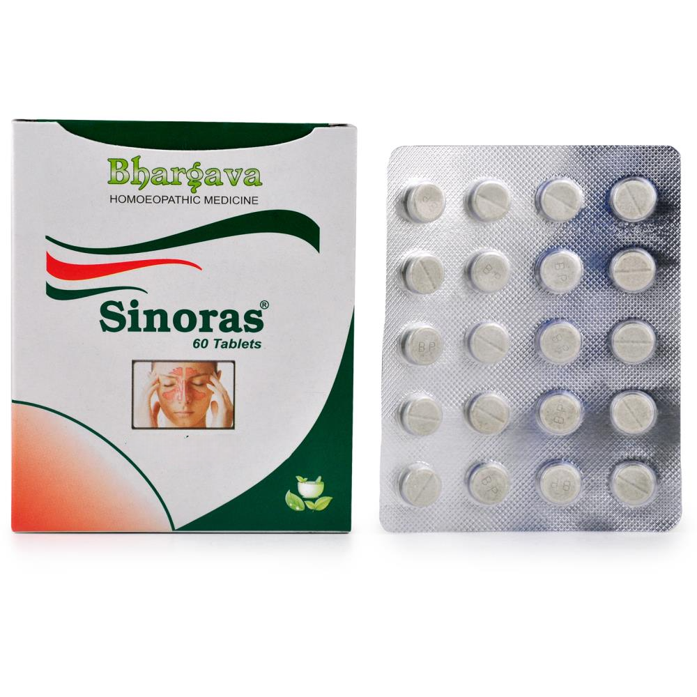 Dr. Bhargava Homeopathy Sinoras Tablets - Distacart