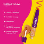 Swiss Beauty Craze Twosome Face Stick 2-In-1 Beauty Wand Concealer and Blush - 2 Light - Rose