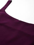 Ahalyaa Women's Traditional wear Kurta Set - Burgundy