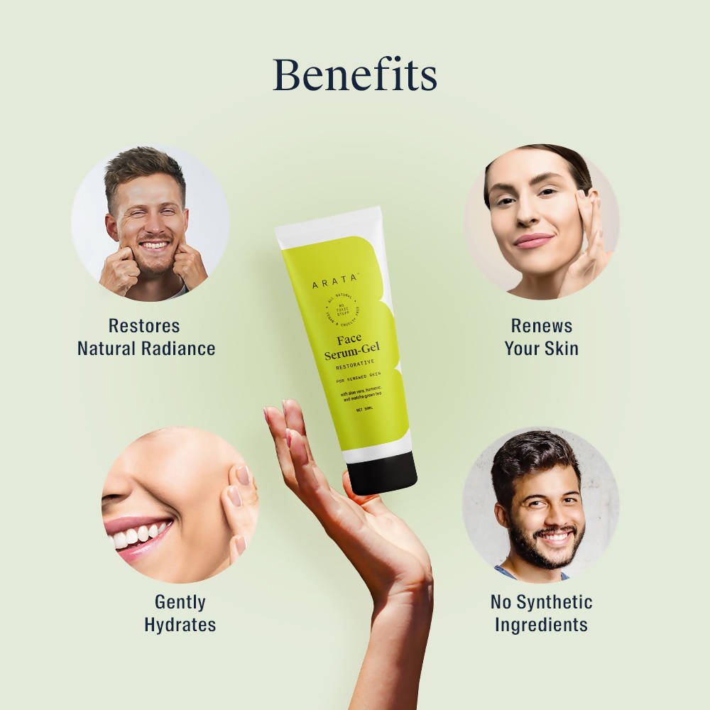 Arata Restorative Face Serum-Gel