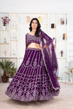 Lehenga Mart Designer Wedding Lehenga Choli For Women - Blue