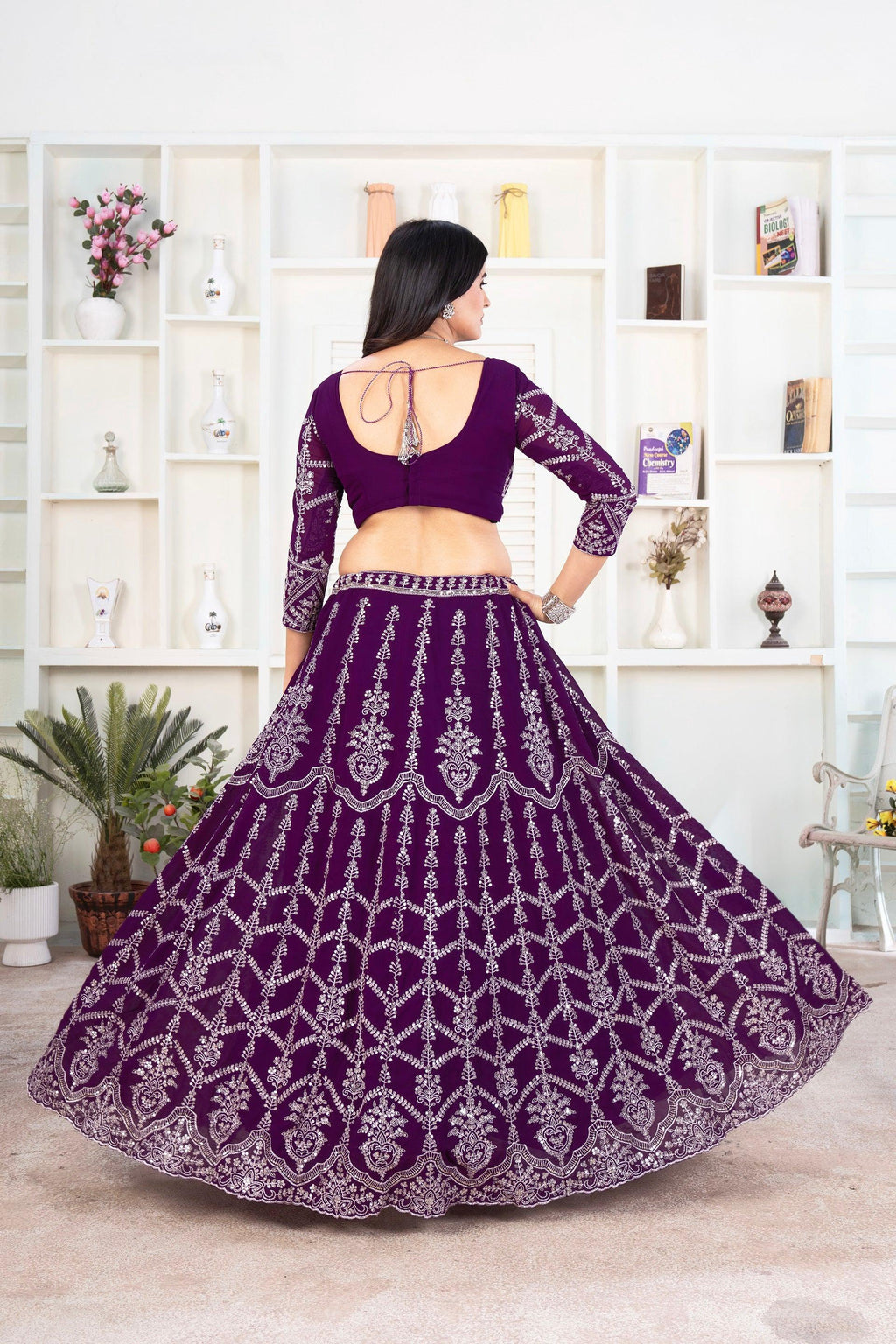 Lehenga Mart Designer Wedding Lehenga Choli For Women - Blue