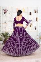 Lehenga Mart Designer Wedding Lehenga Choli For Women - Blue